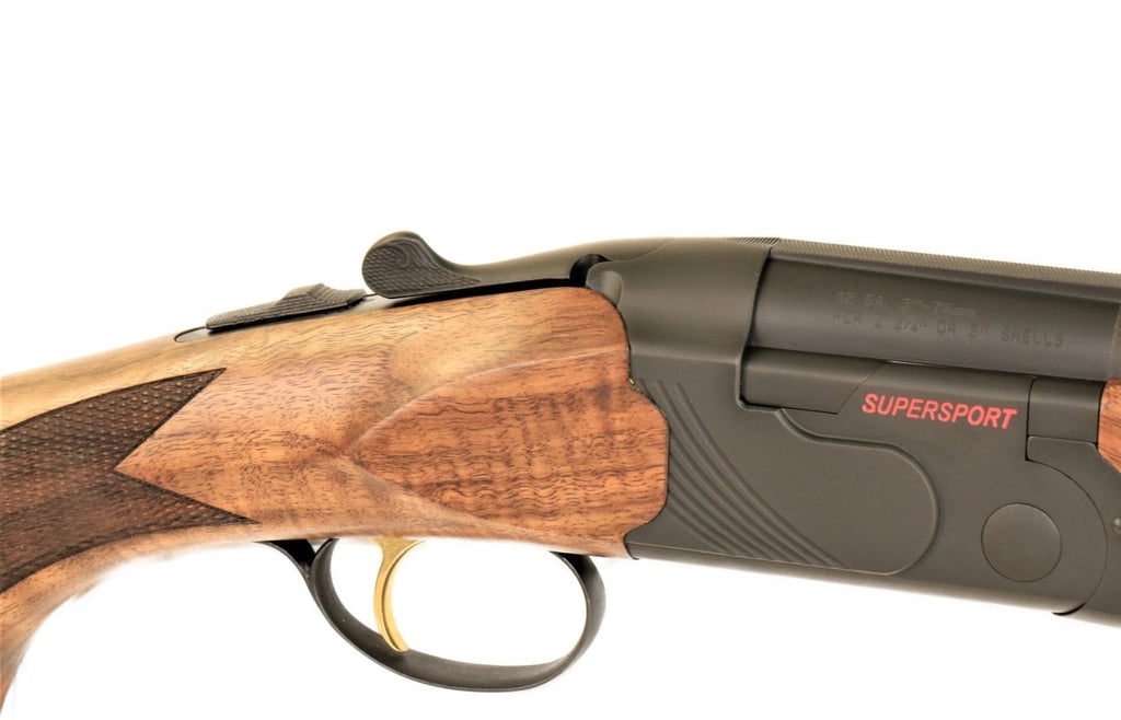 Brenner Jagdflinte, Holzschaft, Doppelläufig.