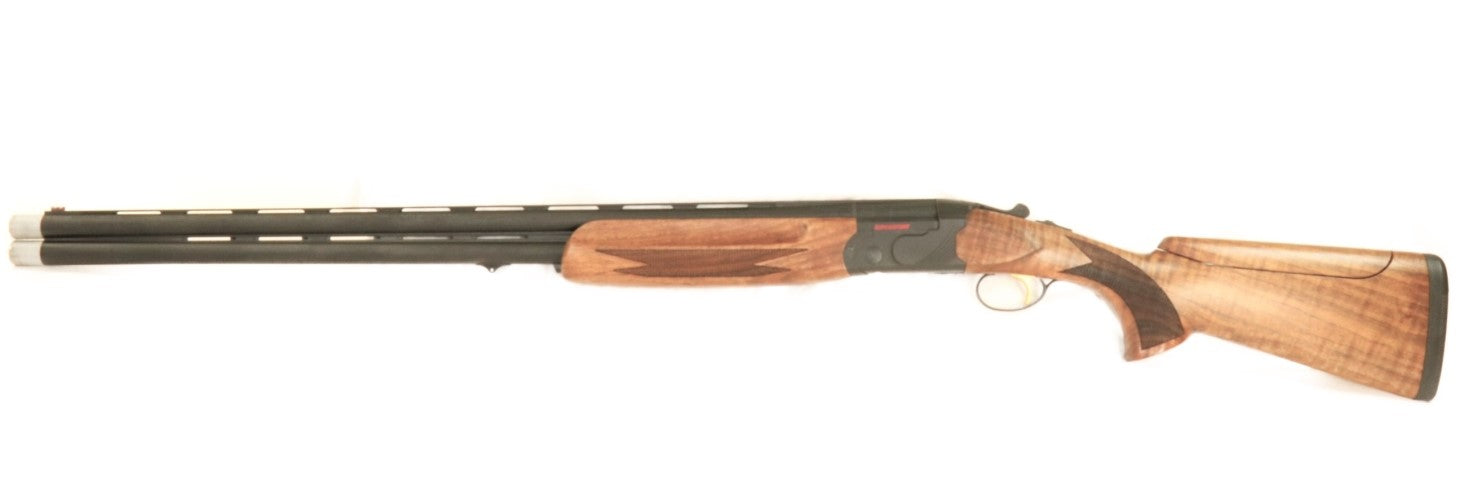 Brenner Jagdflinte, Holzschaft, Doppelläufig.