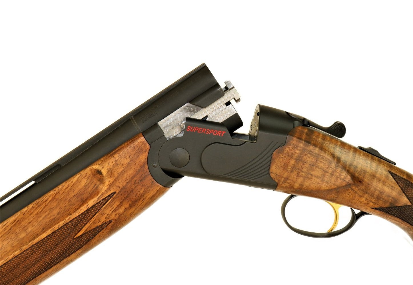 Brenner Jagdflinte, Holzschaft, Doppelläufig.