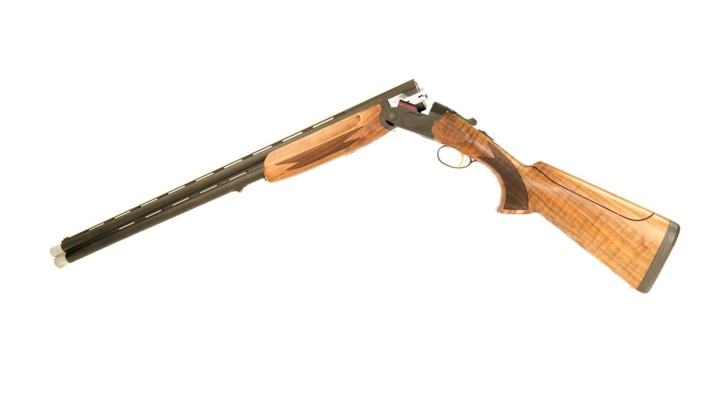 Brenner Jagdflinte, Holzschaft, Doppelläufig.