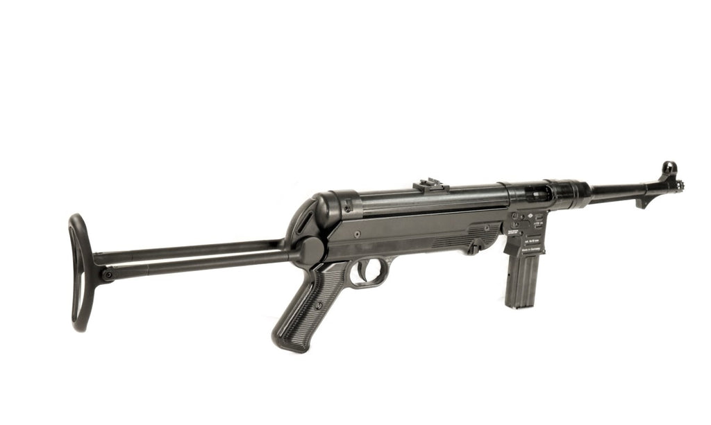 GSG Gewehr, schwarz, seitliche Ansicht.