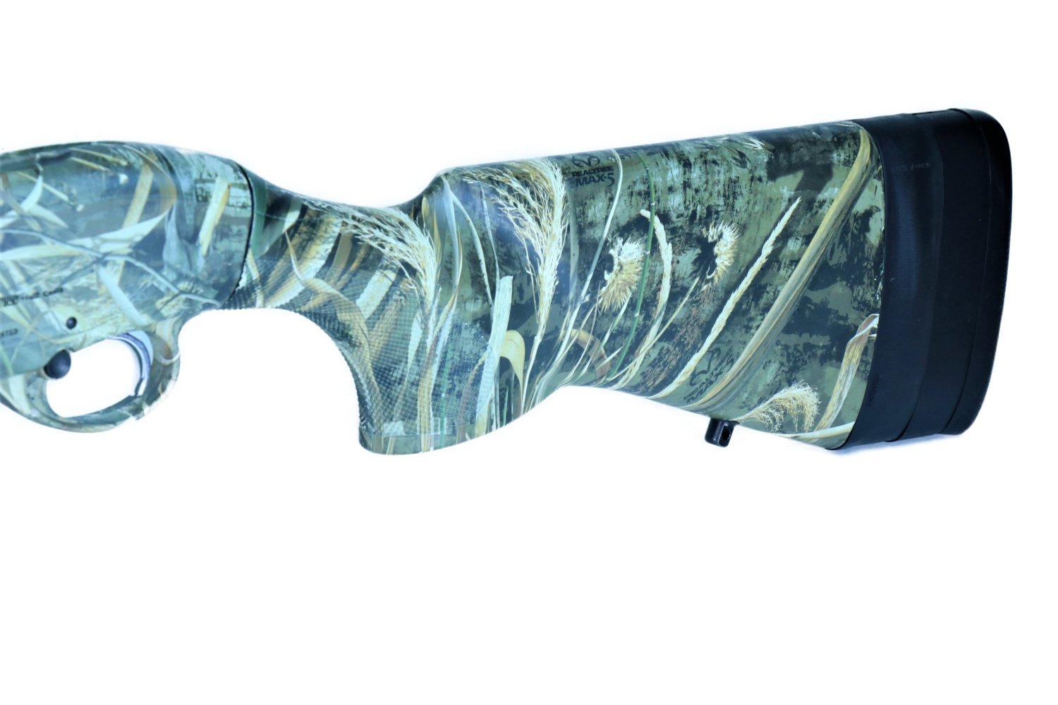 Beretta Tarnmuster Jagdgewehr seitlich.