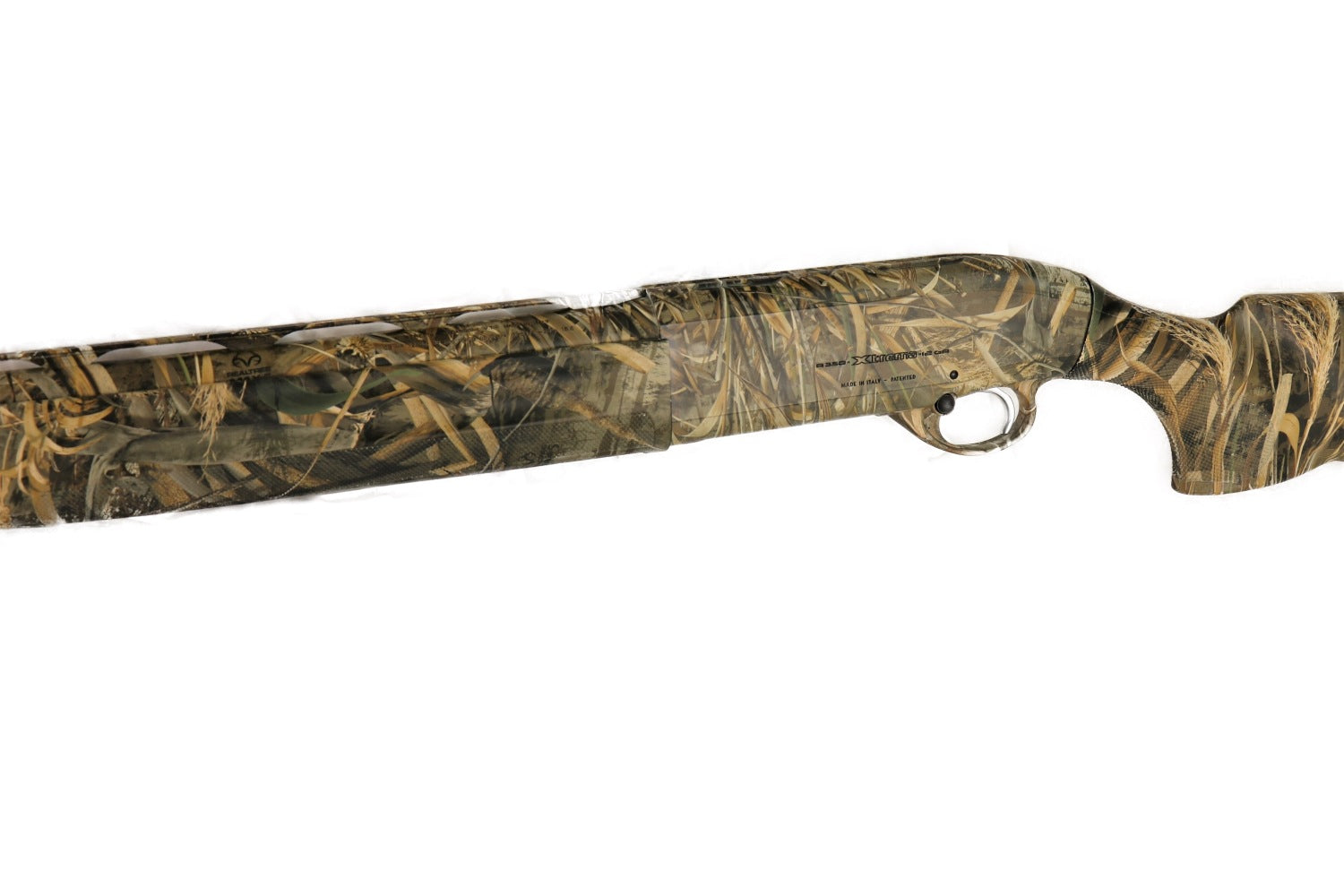 Beretta Tarnmuster Jagdgewehr seitlich.