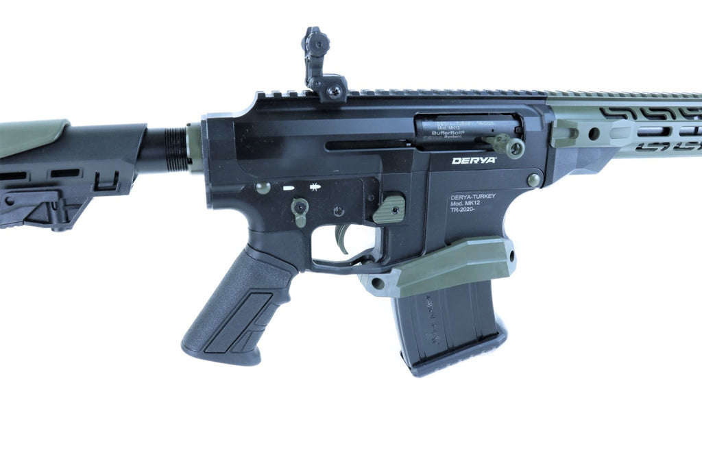 Derya Gewehr, taktisches Design, schwarz.