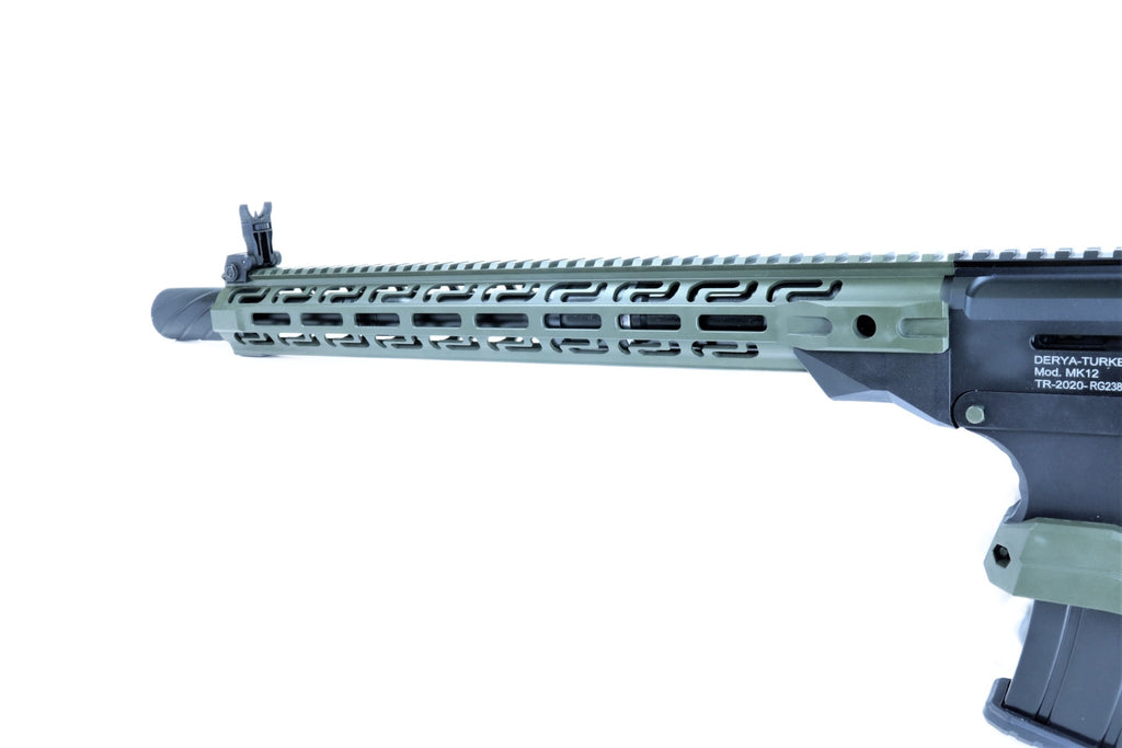 Derya Gewehr, taktisches Design, schwarz.