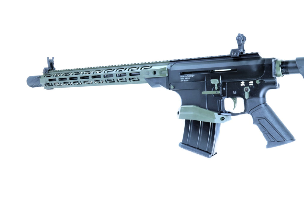 Derya Gewehr, taktisches Design, schwarz.