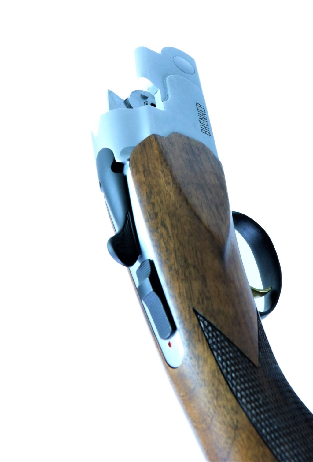 Brenner Schrotflinte, Holzschaft, Doppelläufig.