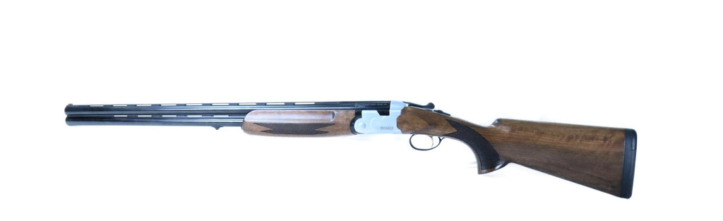 Brenner Schrotflinte, Holzschaft, Doppelläufig.