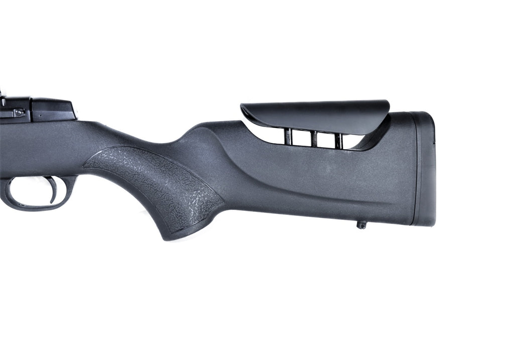 Brenner Jagdgewehr mit Zielfernrohrhalterung.