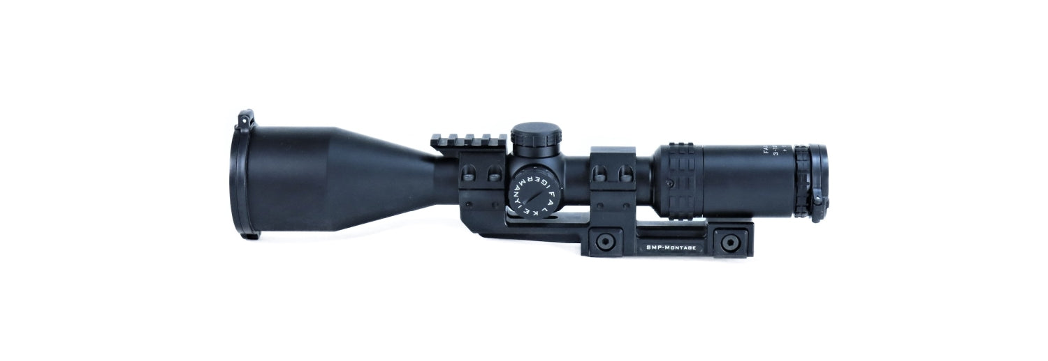 Falke Zielfernrohr mit Montageringen.