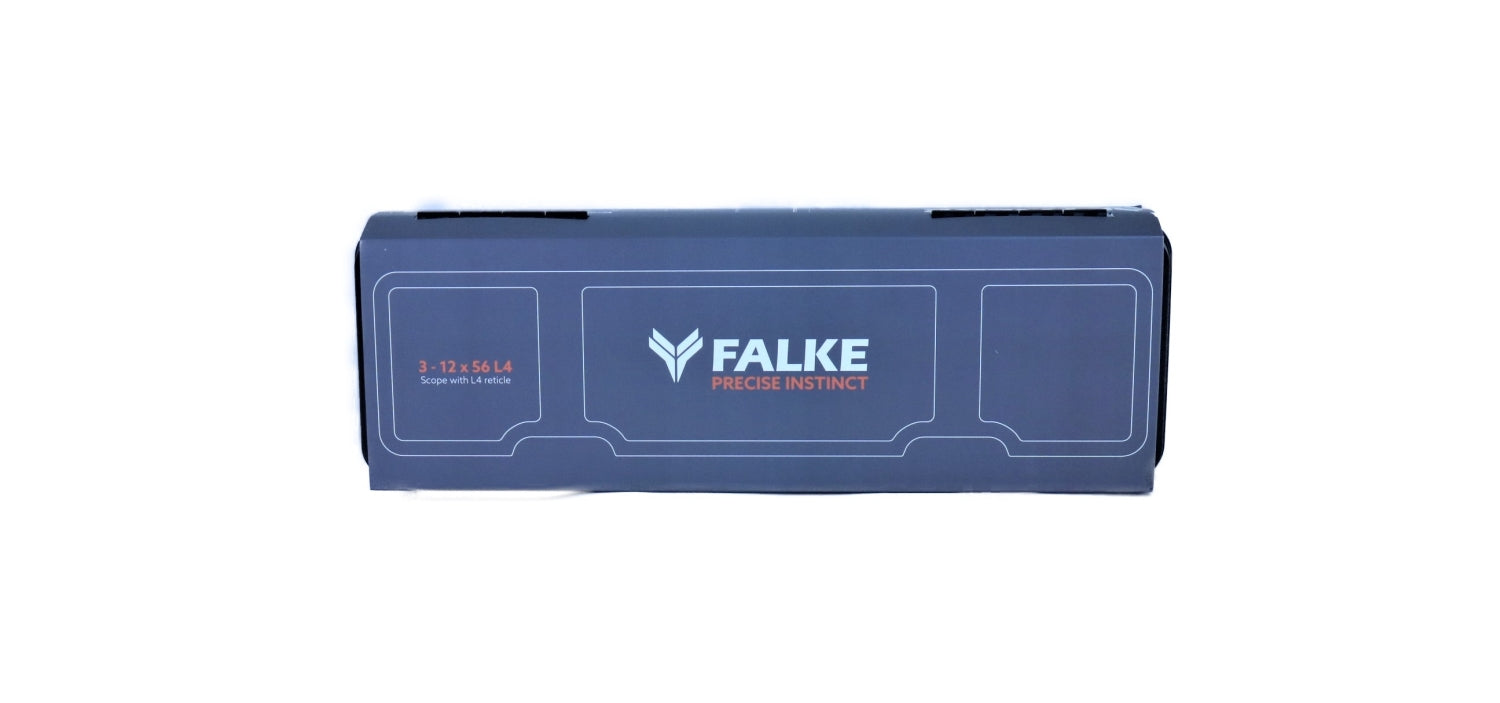 Falke Zielfernrohr mit Montageringen.