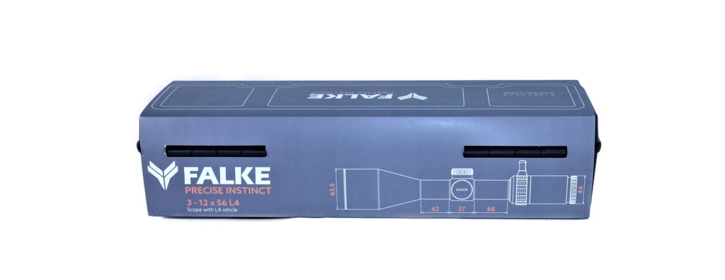 Falke Zielfernrohr mit Montageringen.