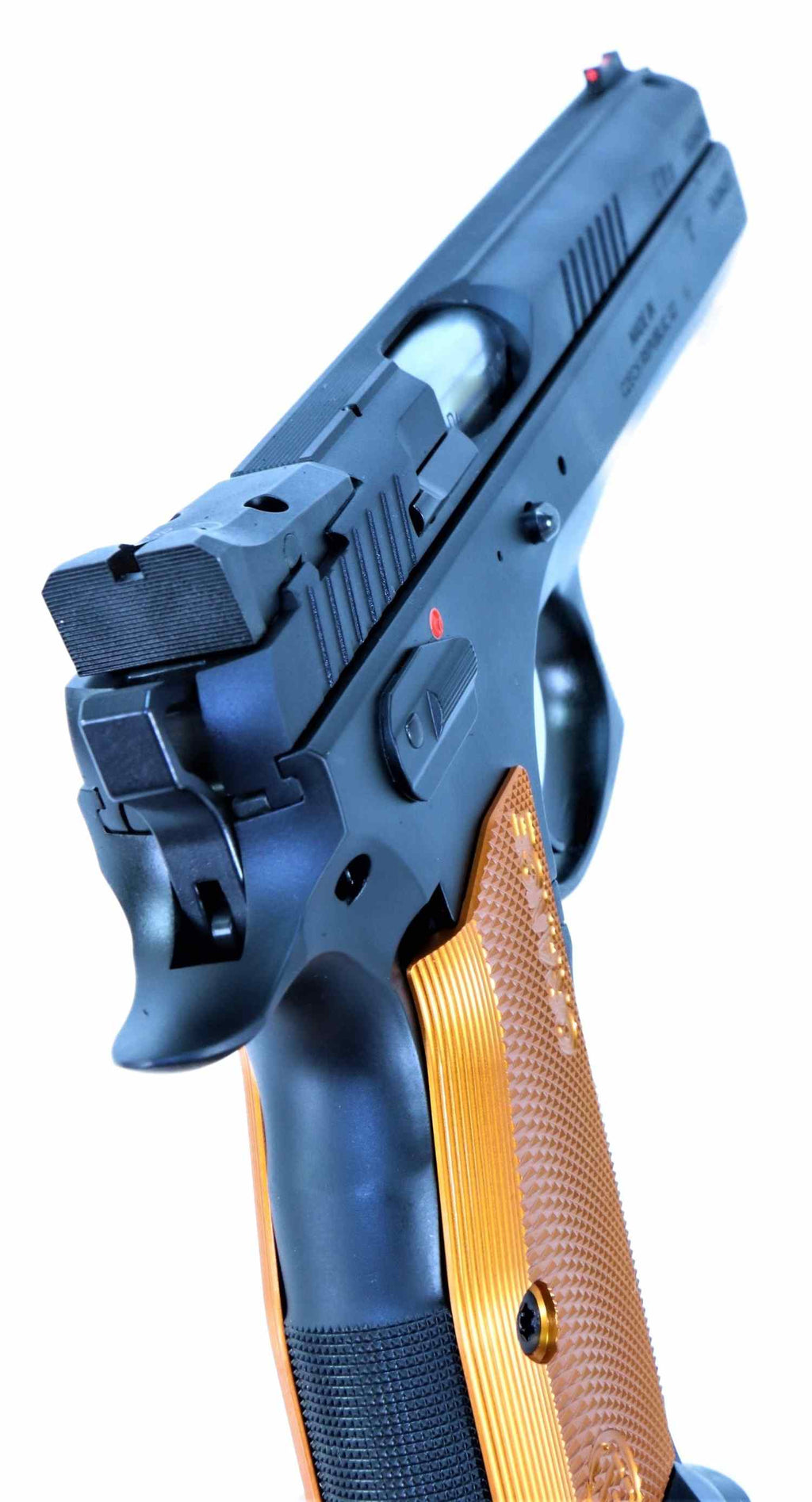 CZ-Pistole mit zwei Magazinen.