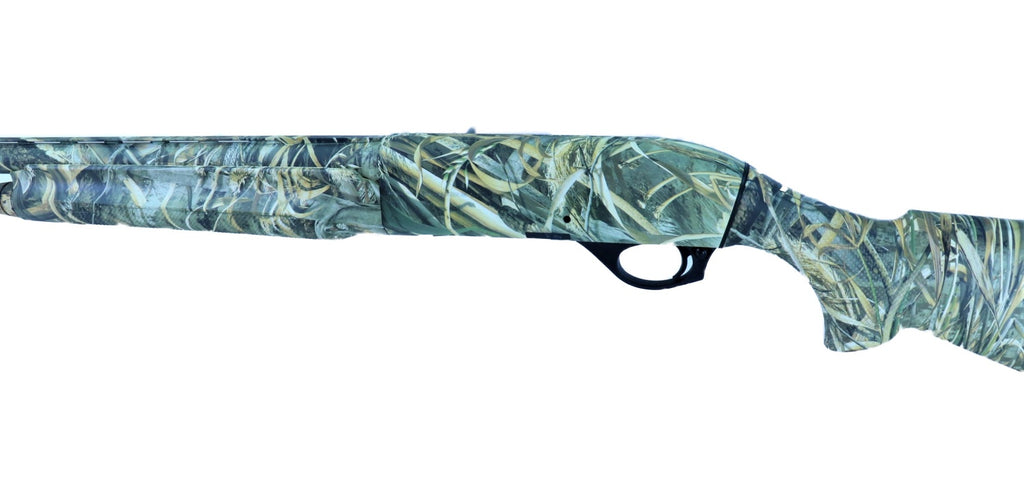 Benelli Gewehr mit Tarnmuster.