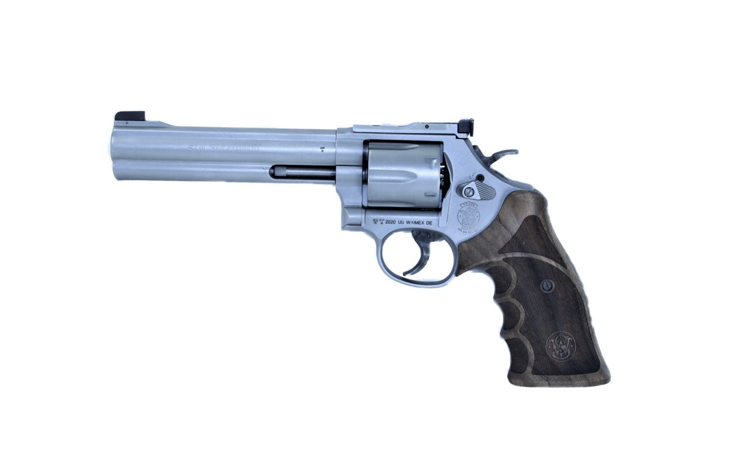 Smith & Wesson Revolver, silbern.