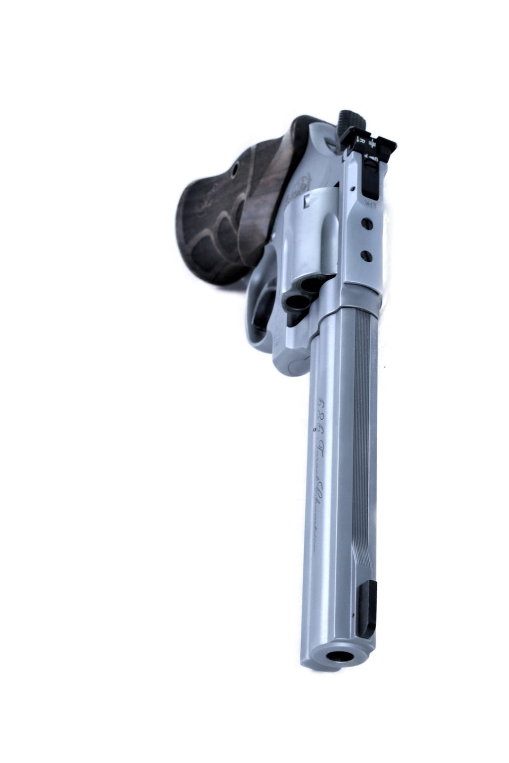 Smith & Wesson Revolver, silbern.