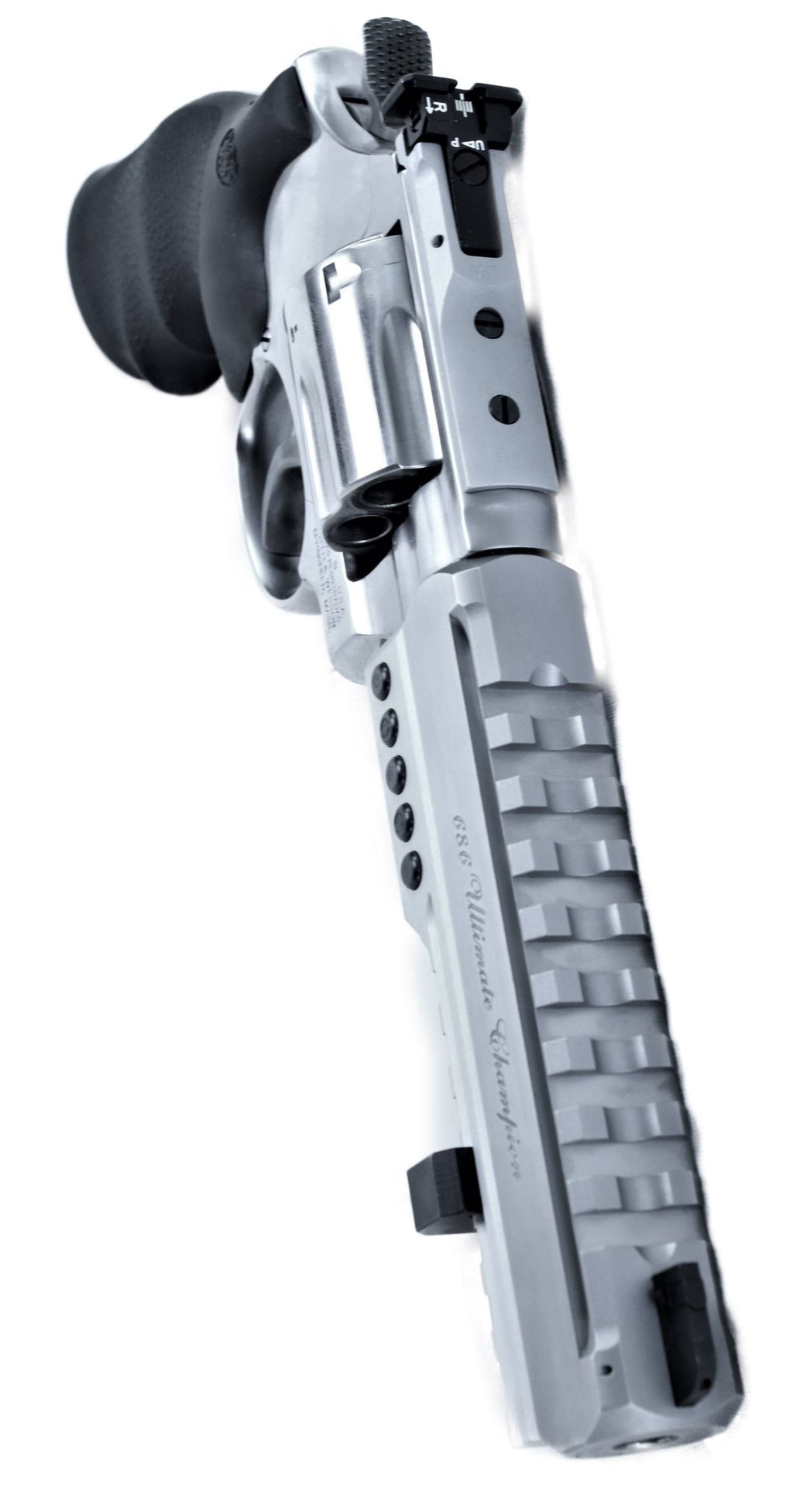 Smith & Wesson Revolver, silber.