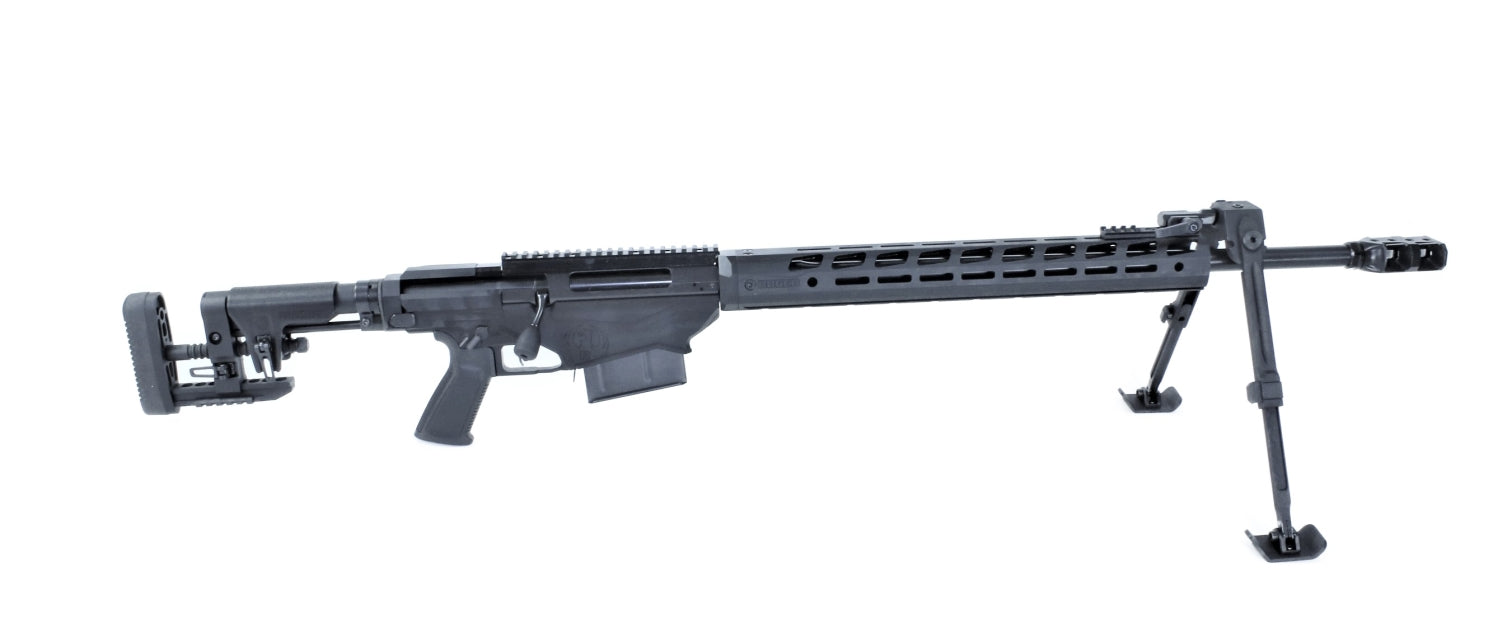 Ruger Präzisionsgewehr mit Zweibein.
