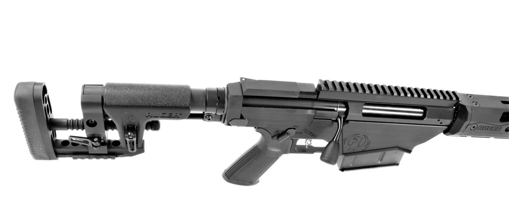 Ruger Präzisionsgewehr mit Zweibein.