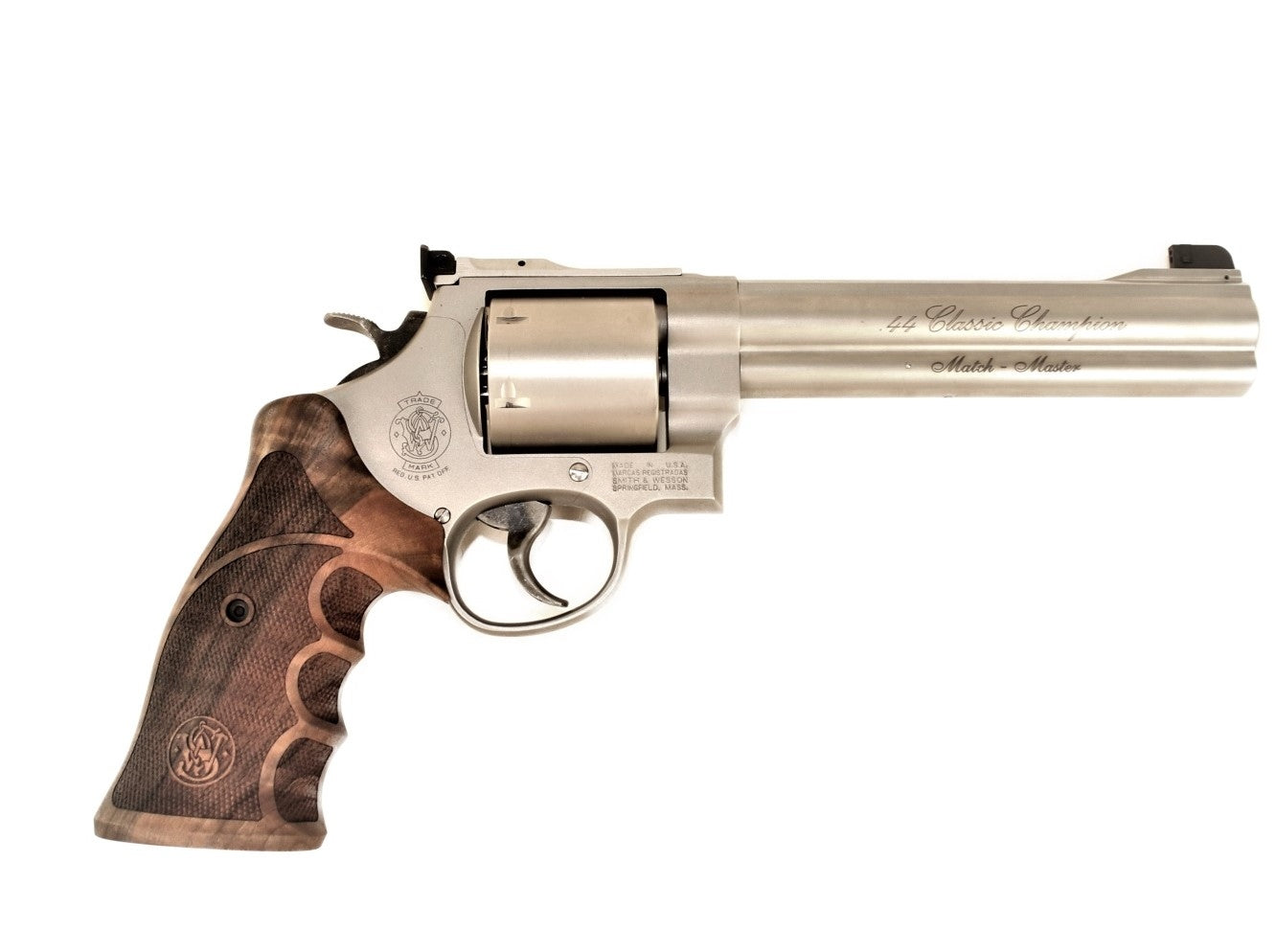 Smith & Wesson Revolver, silbern.