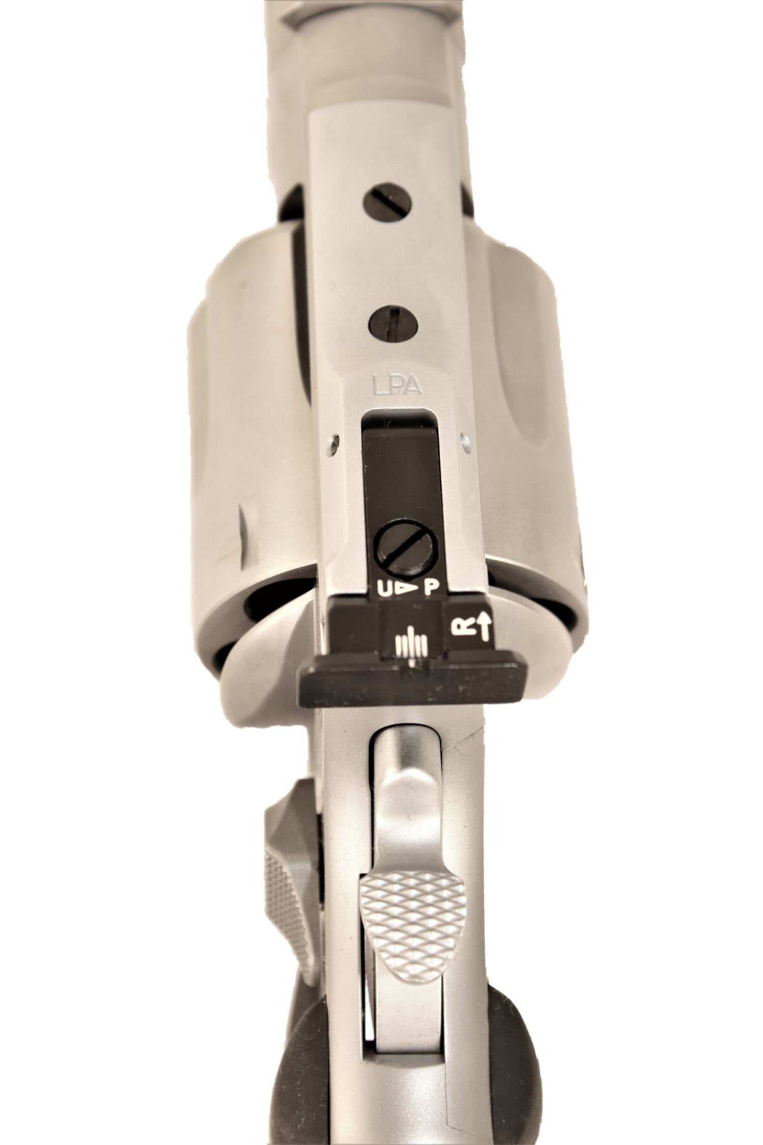 Smith & Wesson Revolver, silber.