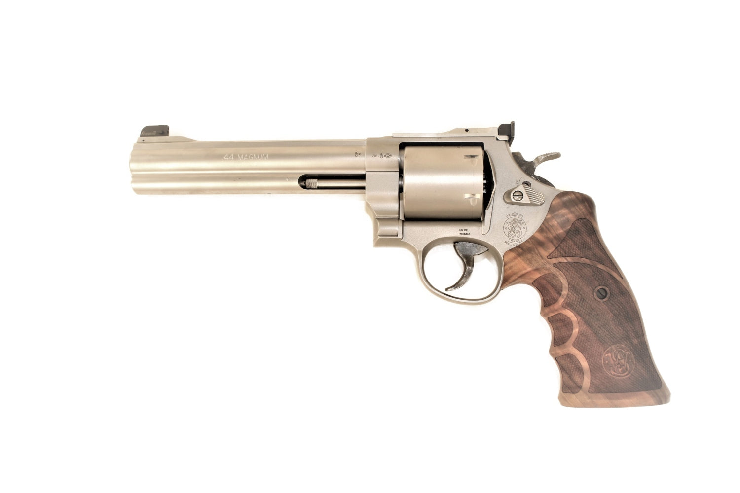 Smith & Wesson Revolver, silbern.