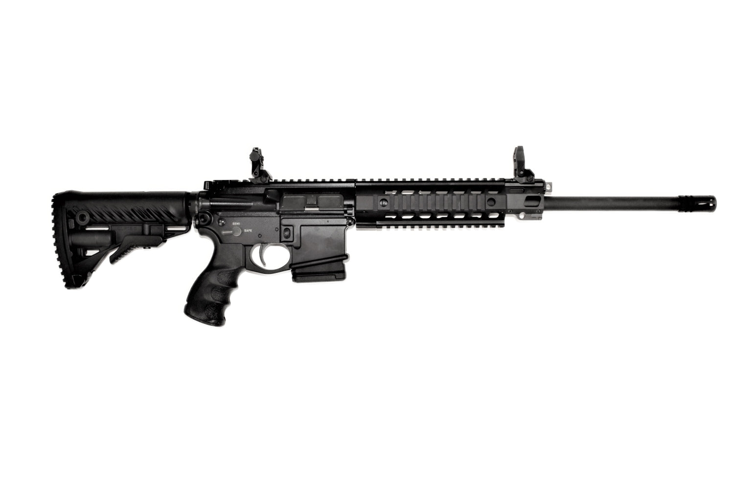 SIG SAUER Gewehr, seitlich betrachtet.