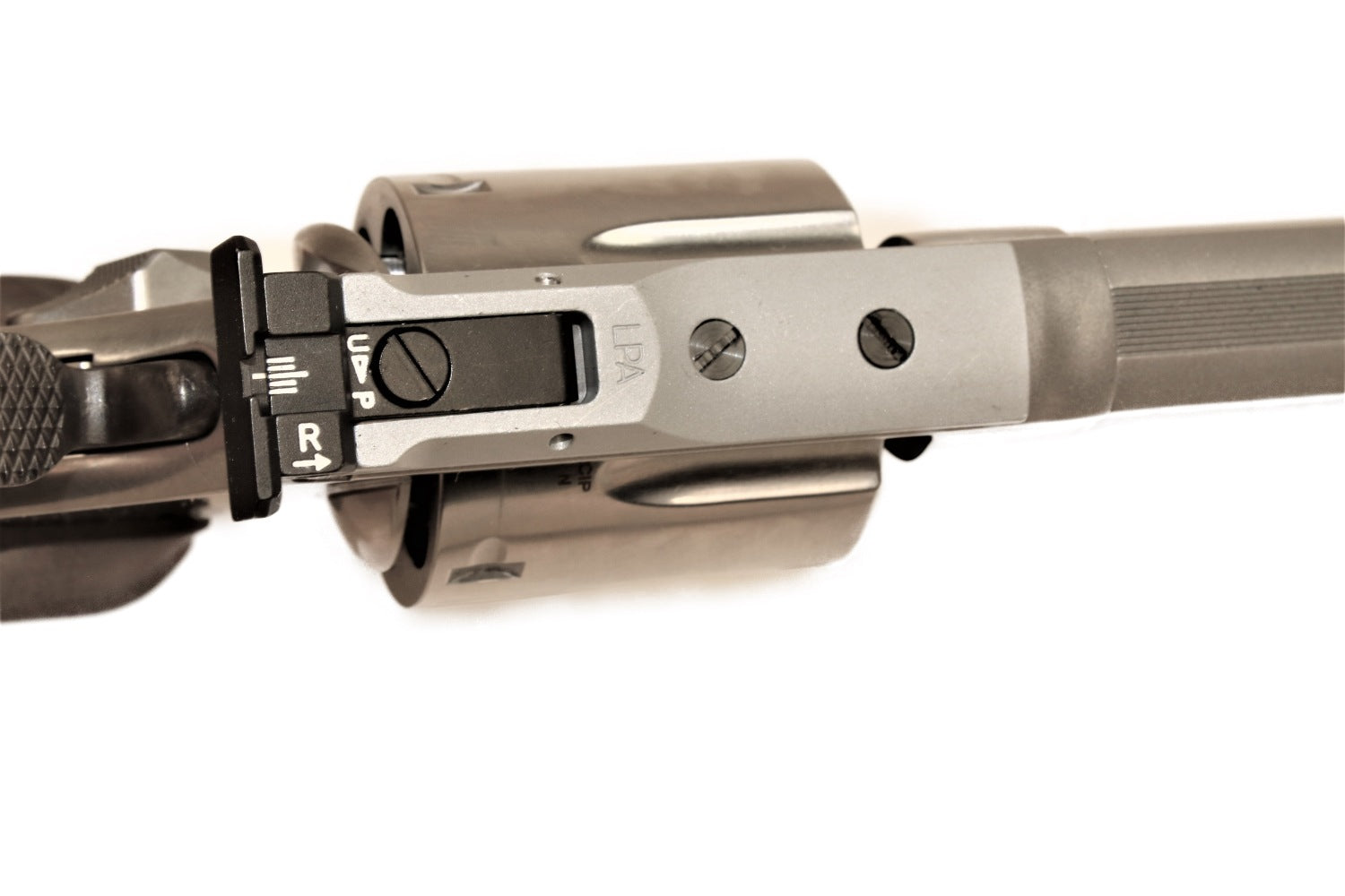 Smith & Wesson Revolver, Silber.