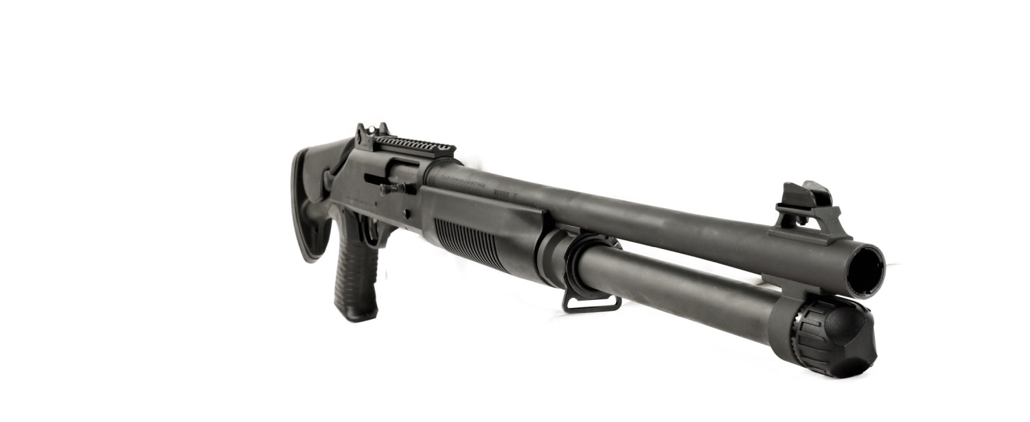 Benelli Schrotflinte, taktisches Design.