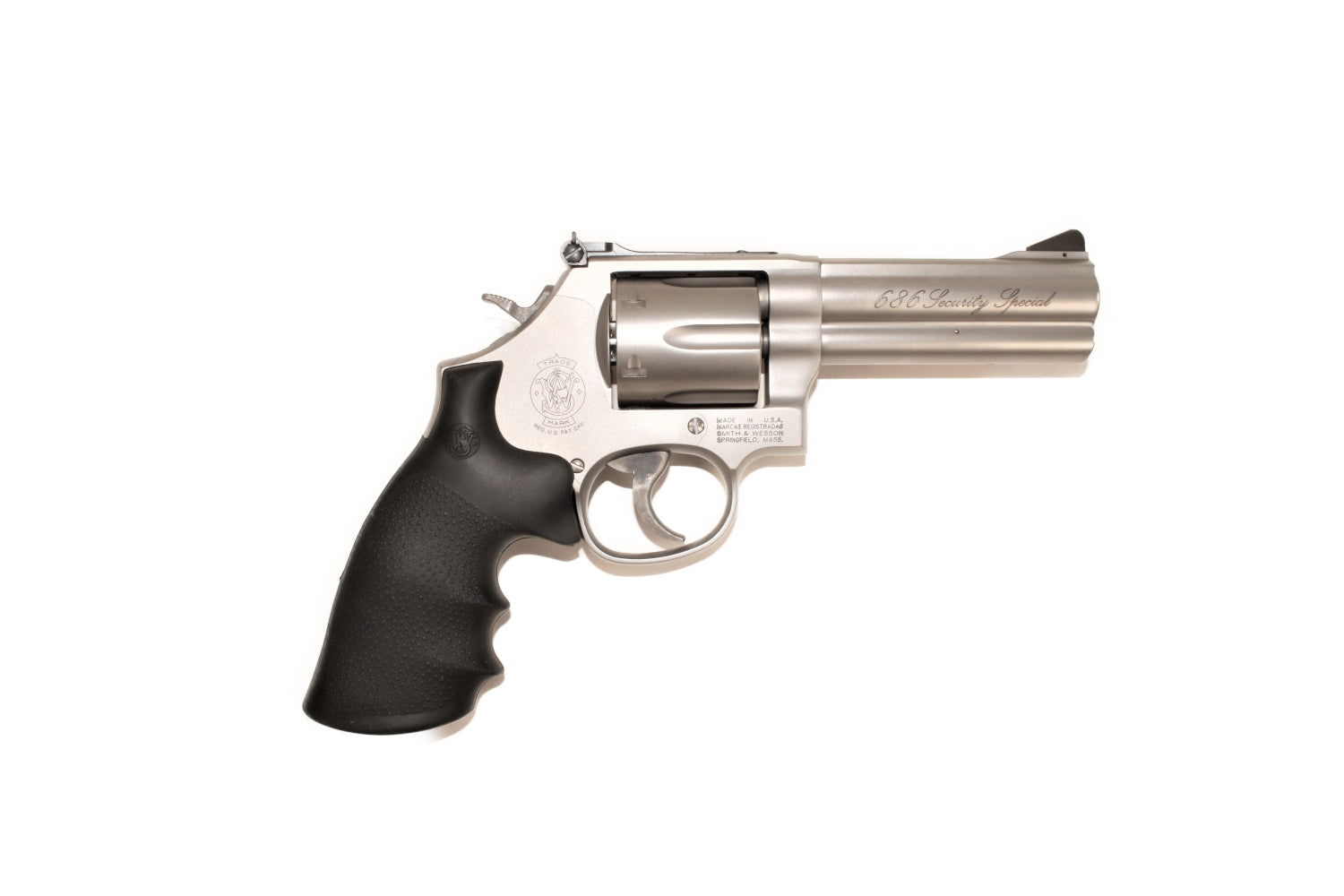 Smith & Wesson Revolver, silbern.