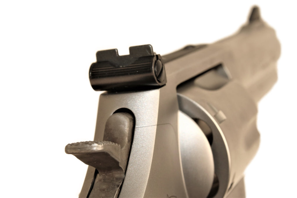 Smith & Wesson Revolver, silbern.