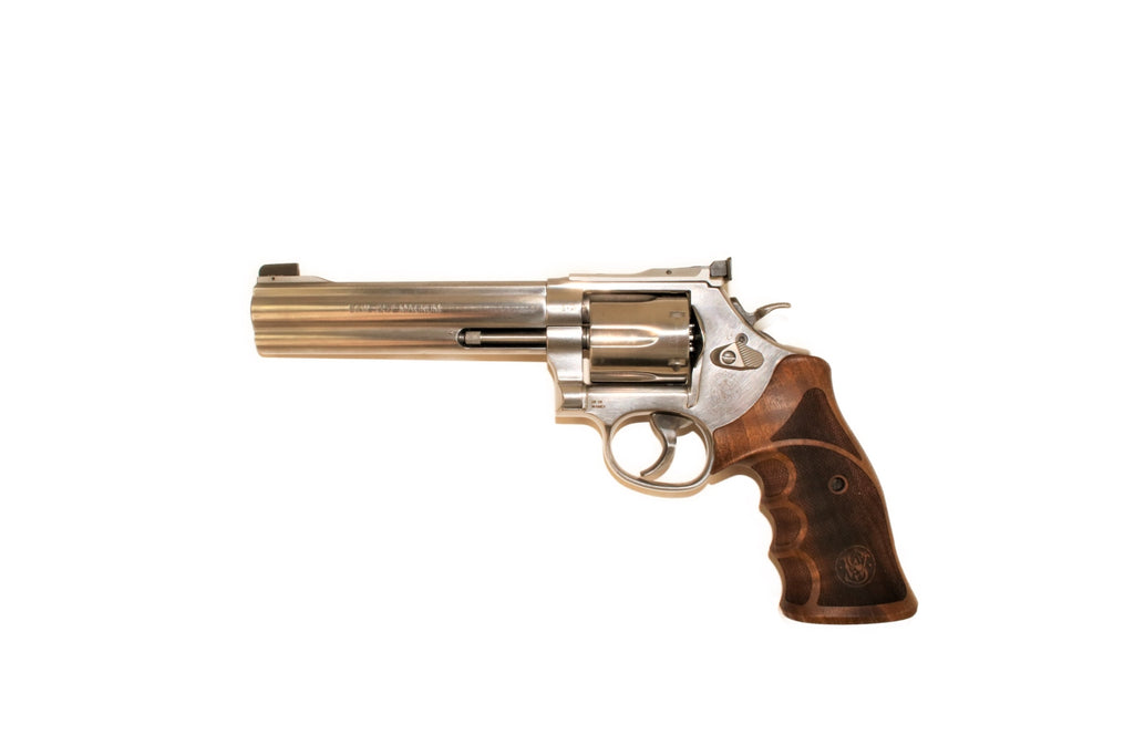 Smith & Wesson Revolver, silbern.