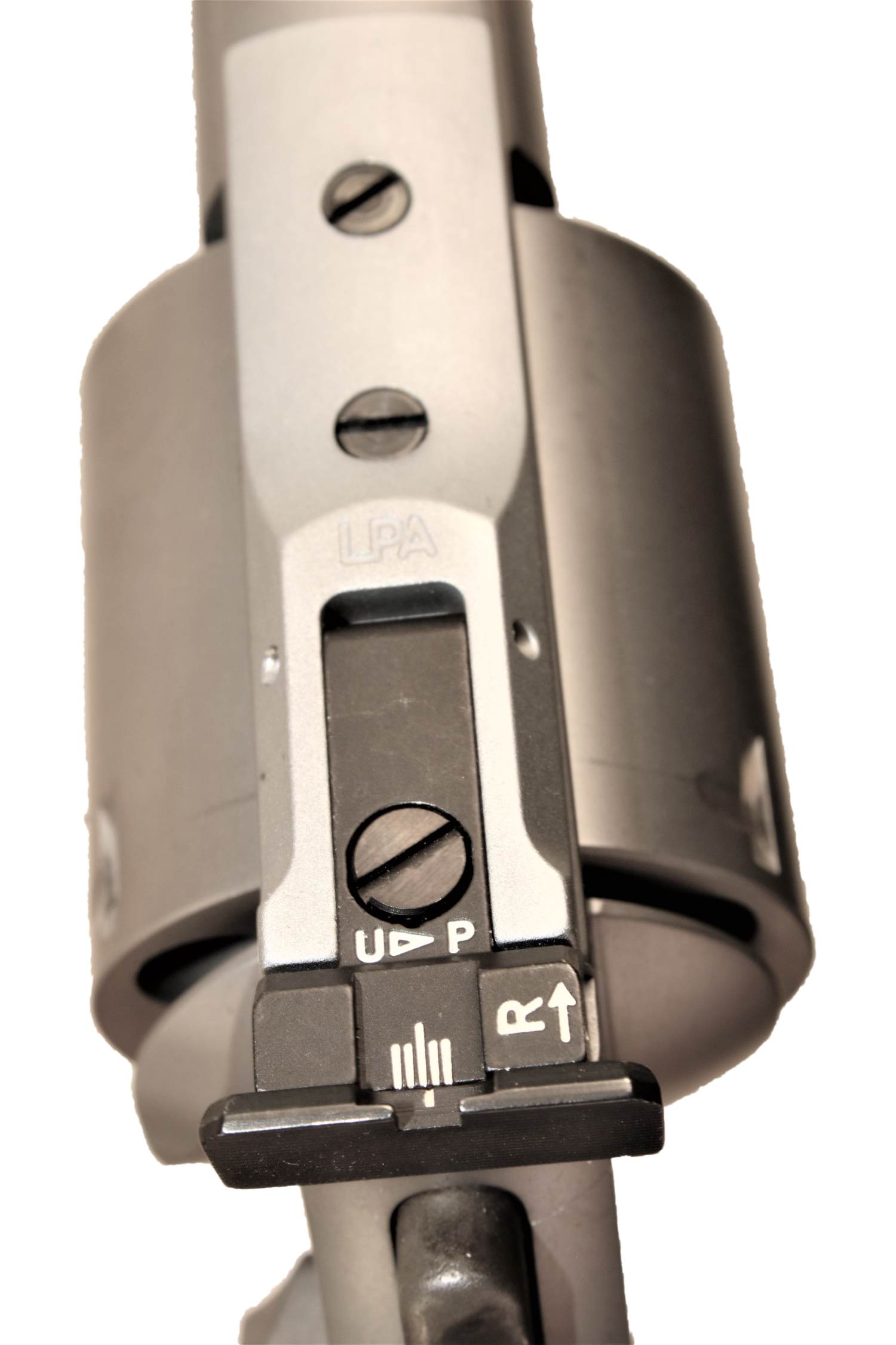 Smith & Wesson Revolver, silbern.