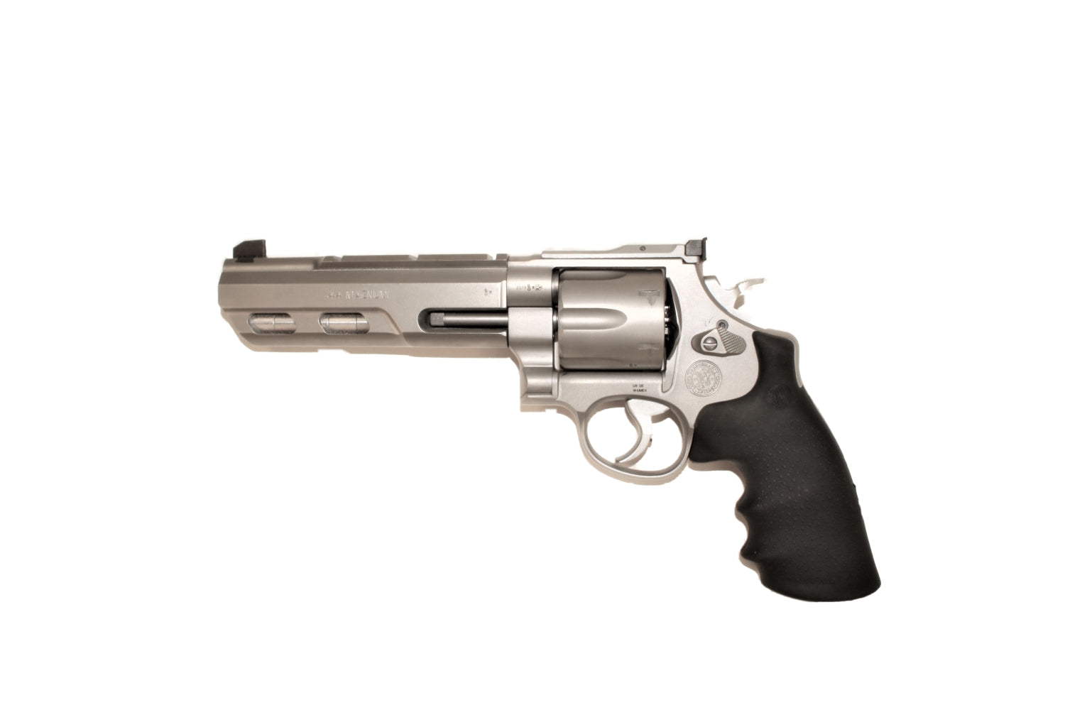 Smith & Wesson Revolver, silber.