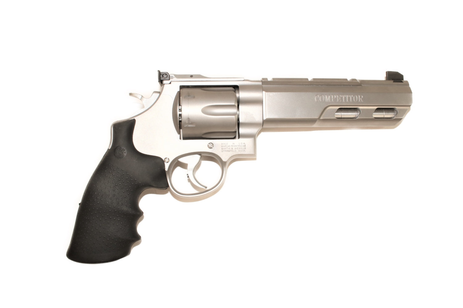 Smith & Wesson Revolver, silber.