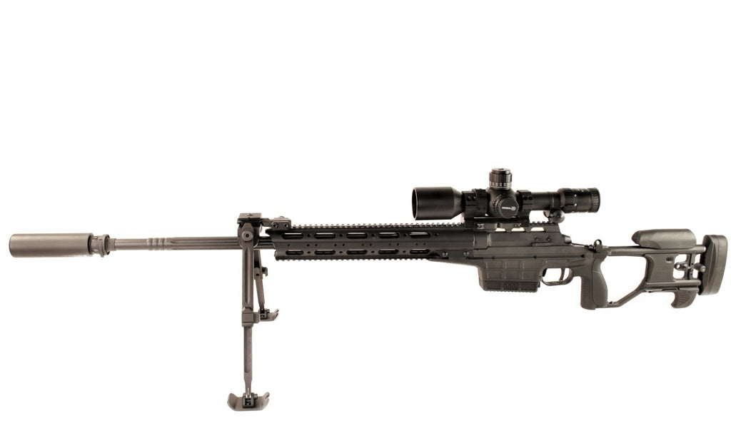 SAKO Präzisionsgewehr mit Zielfernrohr.