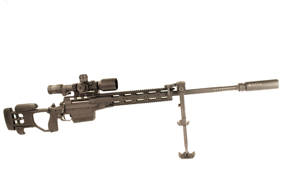 SAKO Präzisionsgewehr mit Zielfernrohr.