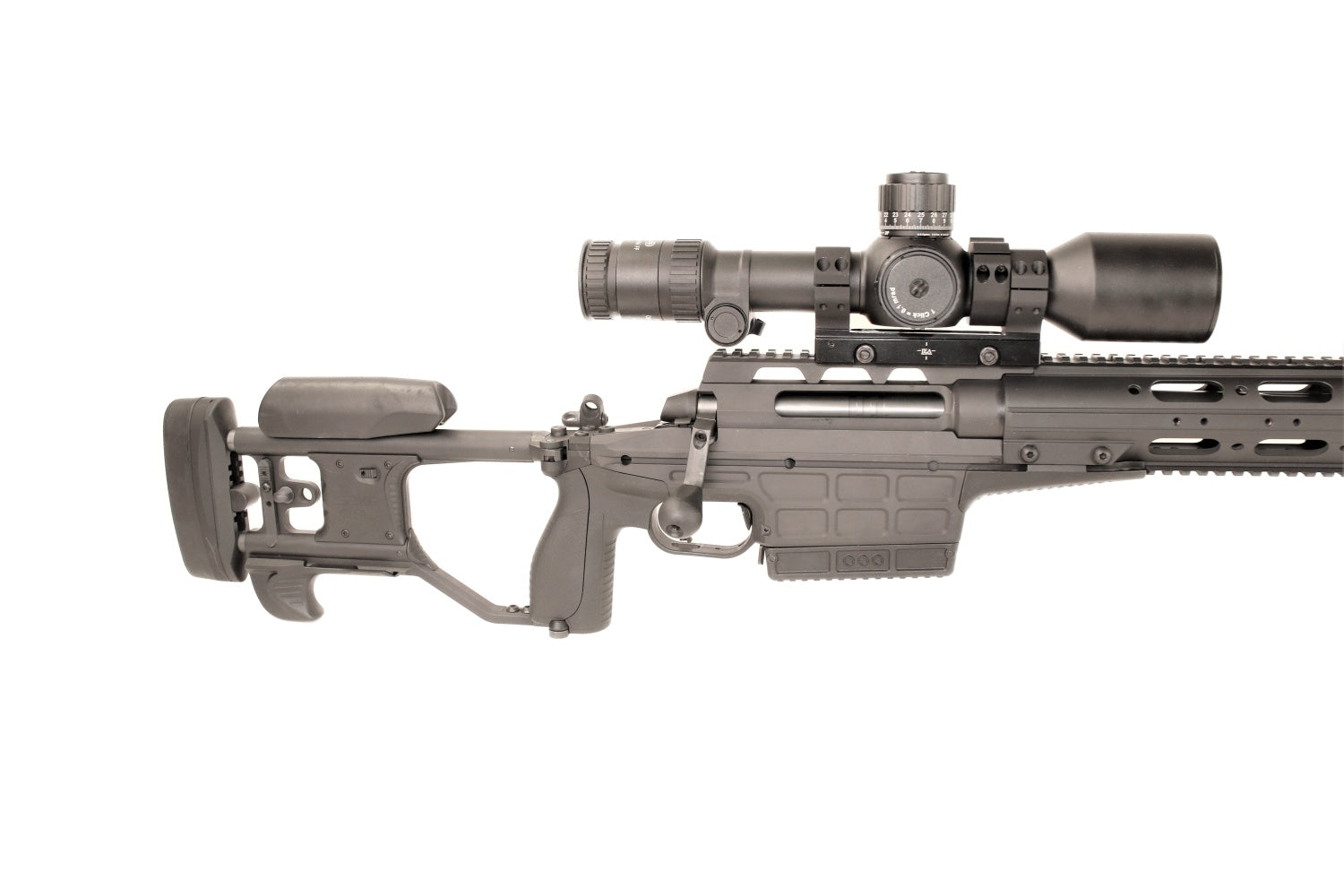 SAKO Präzisionsgewehr mit Zielfernrohr.