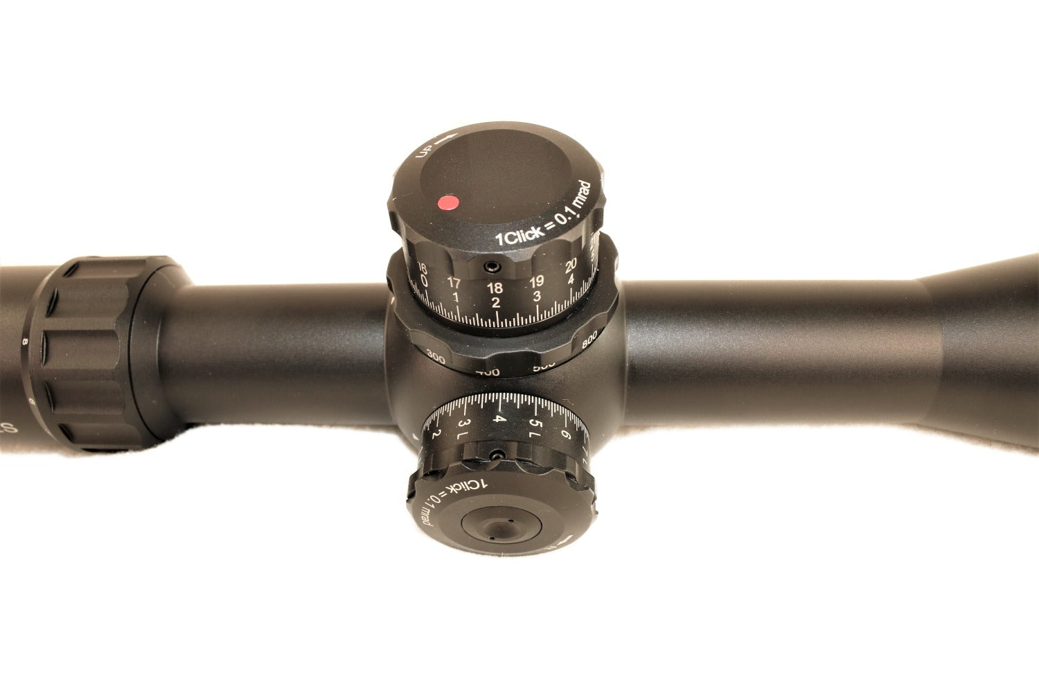 Zielfernrohr von KAHLES seitlich.