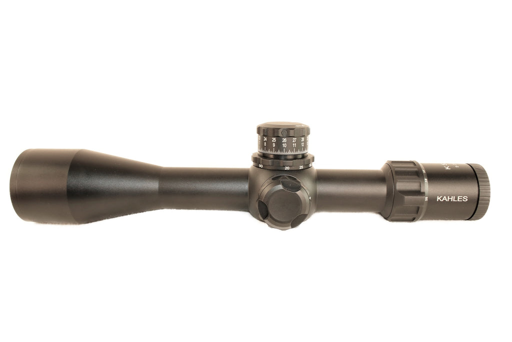 Zielfernrohr von KAHLES seitlich.
