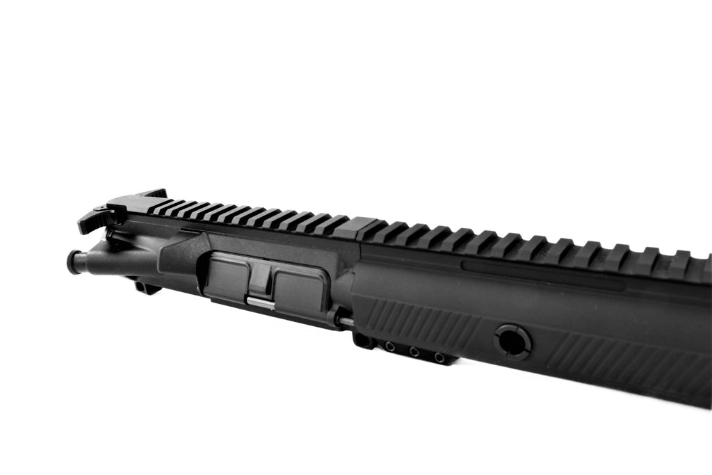 Schmeisser Gewehrteil, schwarzes Gehäuse.