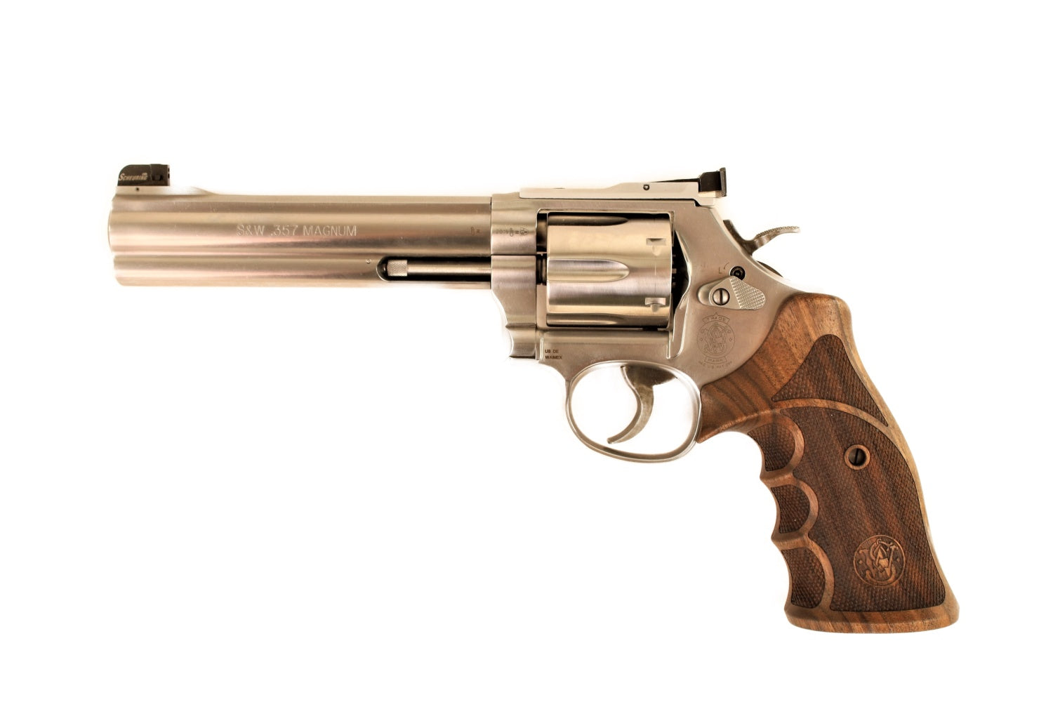 Smith & Wesson Revolver, Silber.