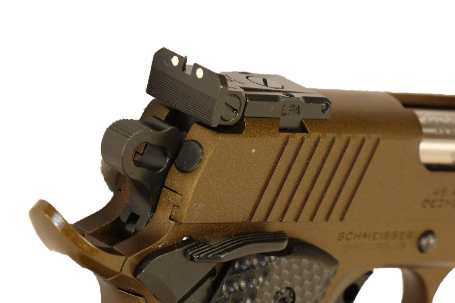 Schmeisser Pistole, Modell 1911, braun.