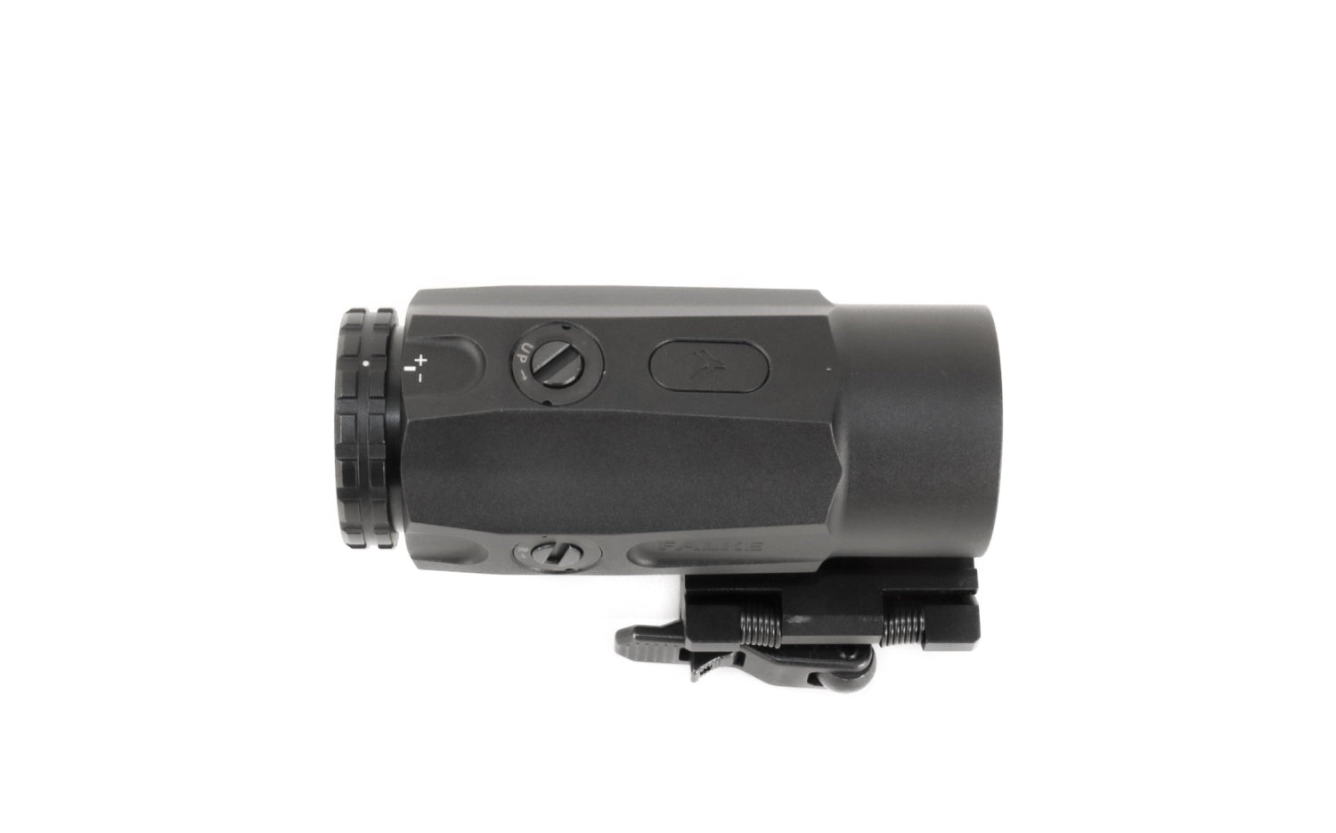 Falke Zielfernrohr und Visier montiert.