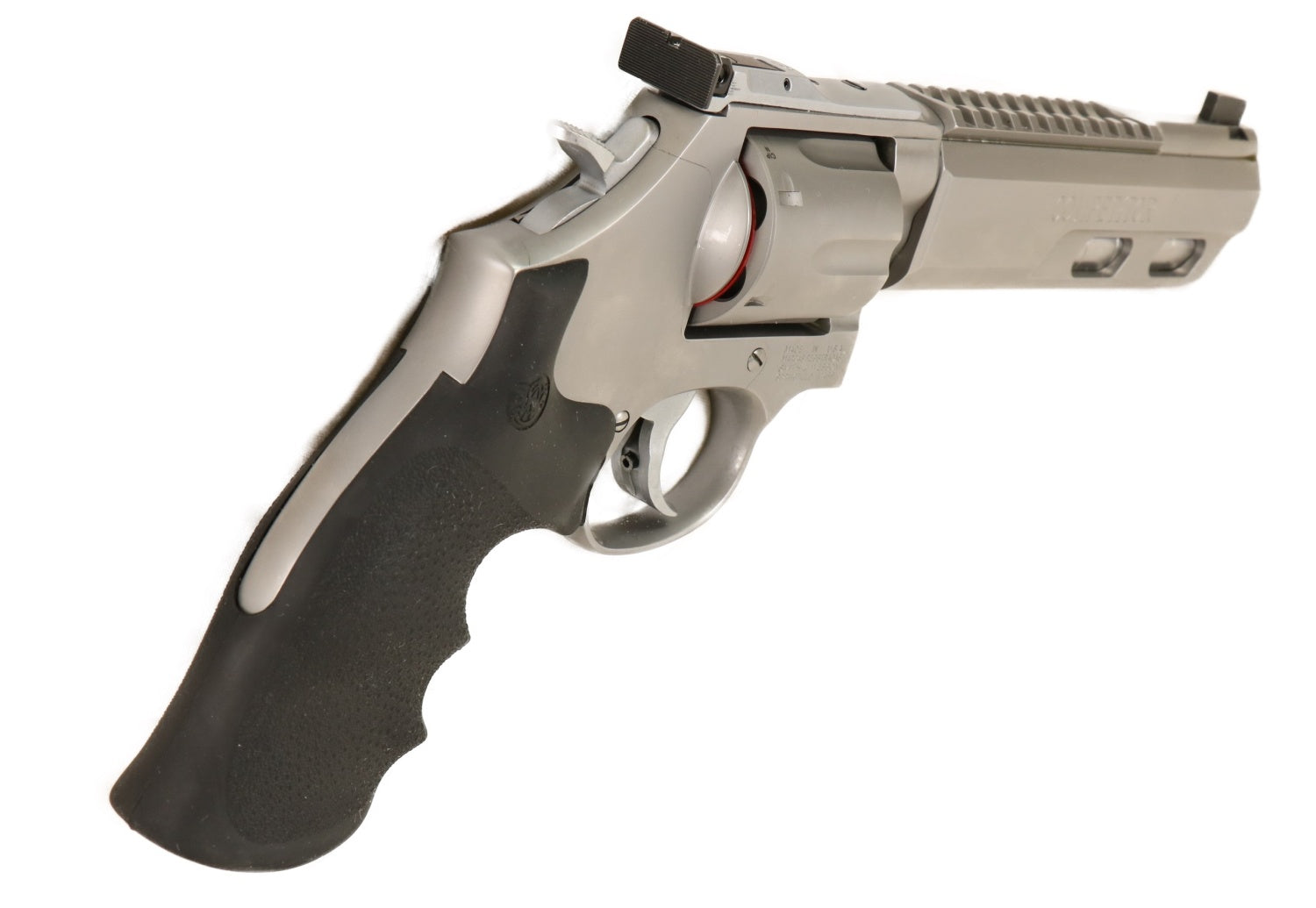 Smith & Wesson Revolver, silbern.