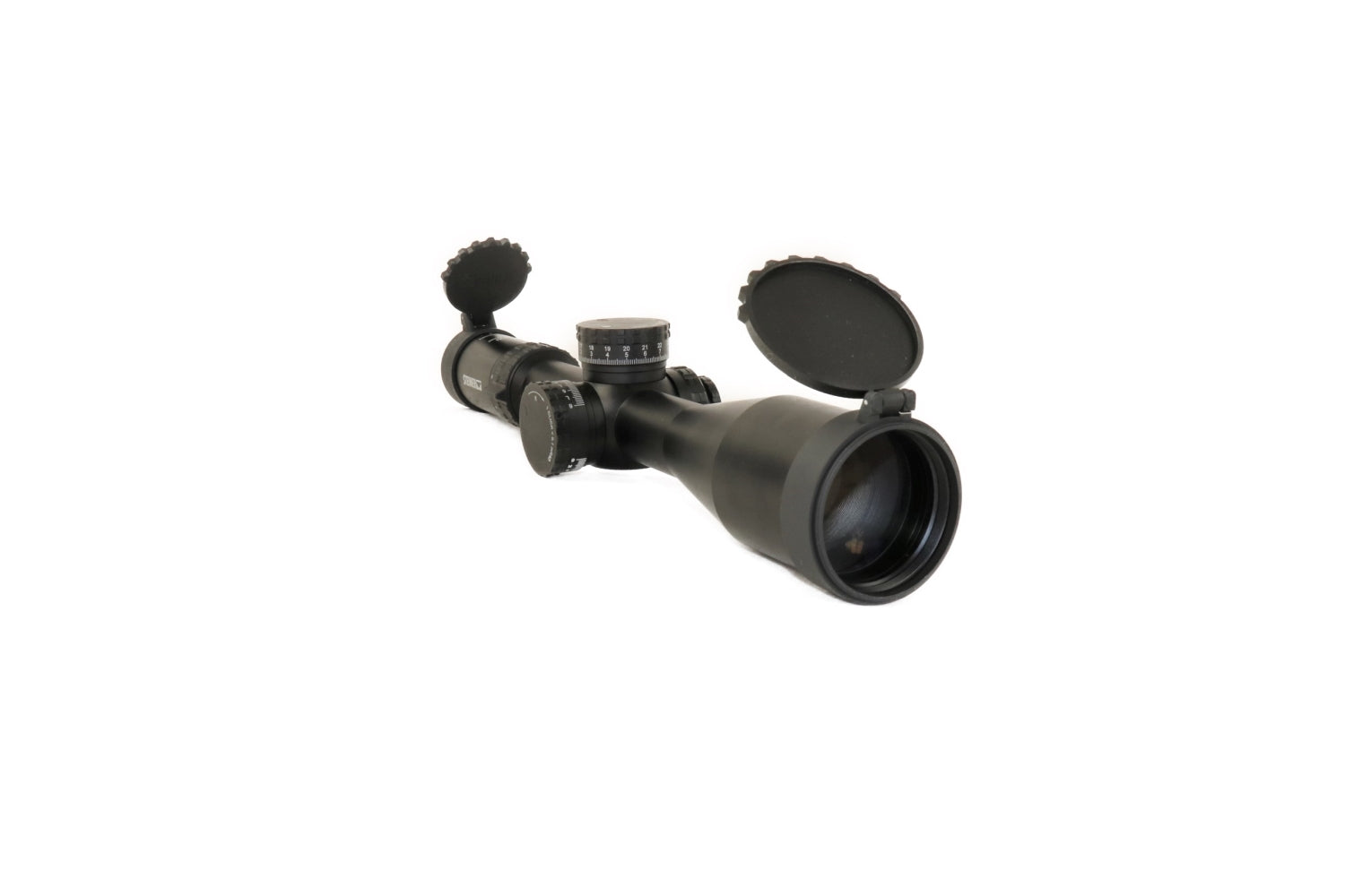 Steiner Zielfernrohr mit Schutzkappen.