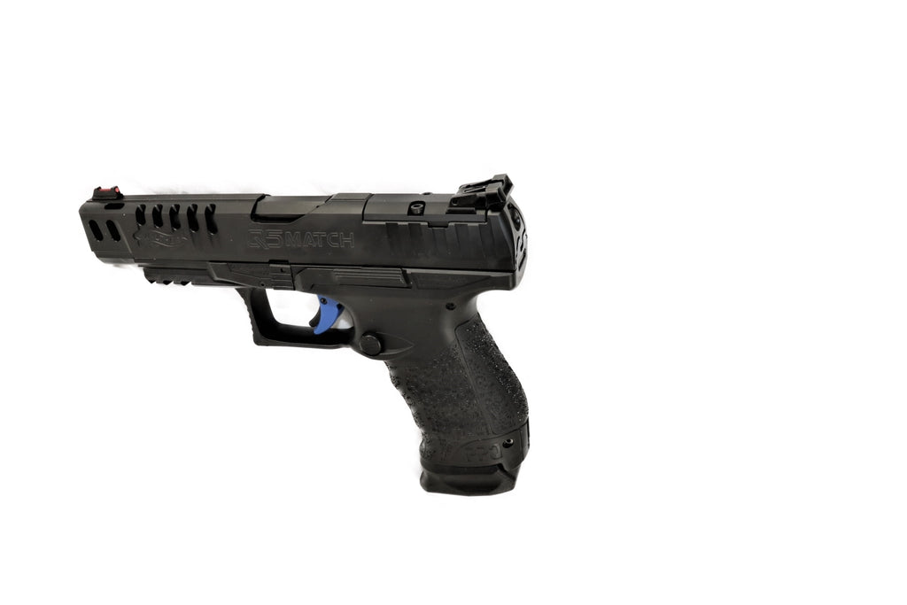 Walther Pistole, seitliche Ansicht.