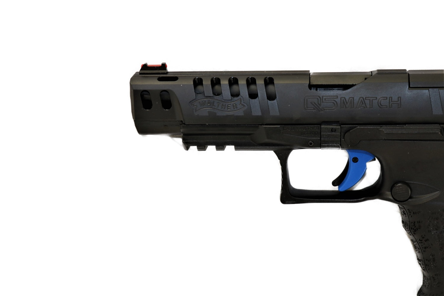 Walther Pistole, seitliche Ansicht.