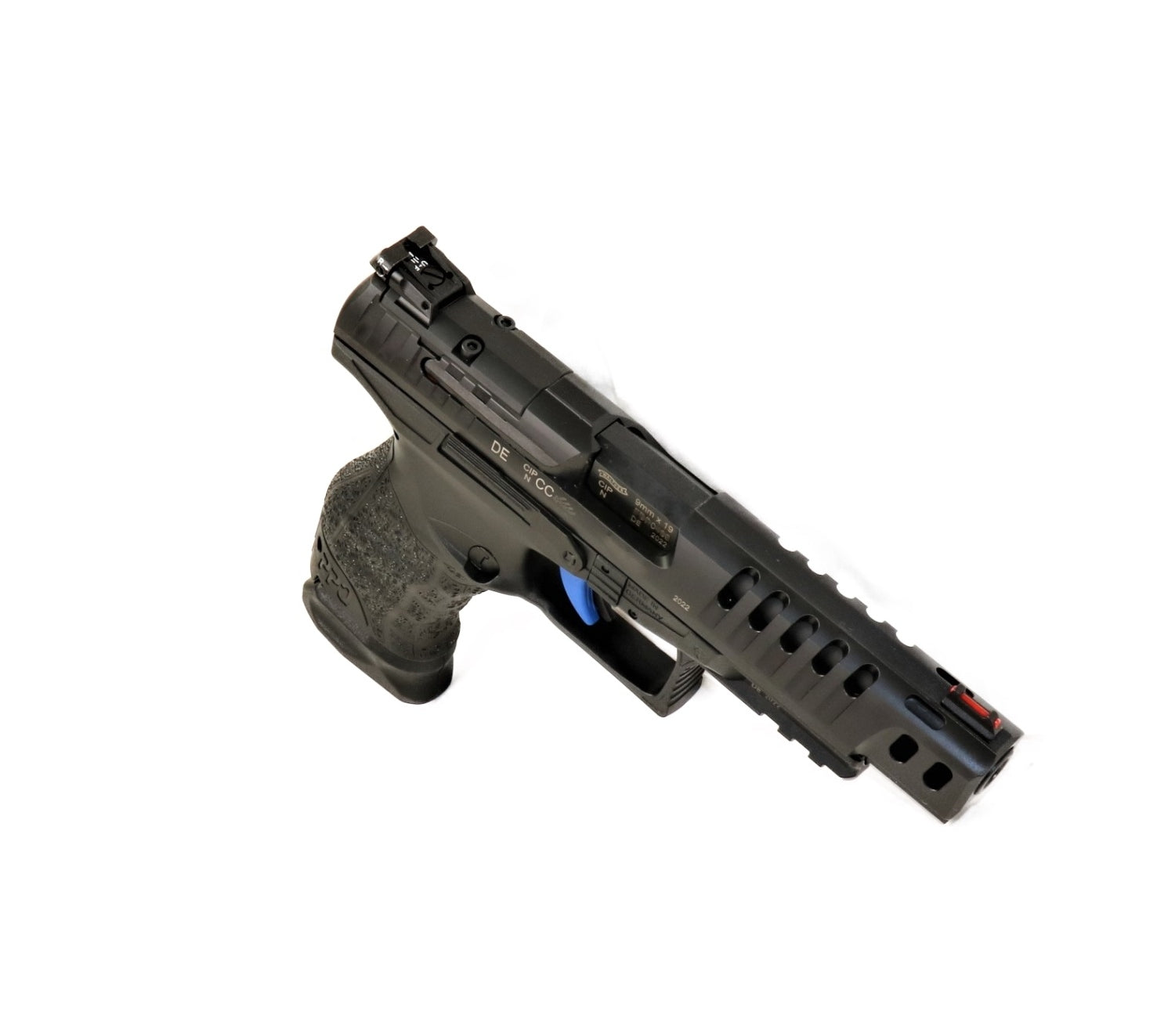 Walther Pistole, seitliche Ansicht.