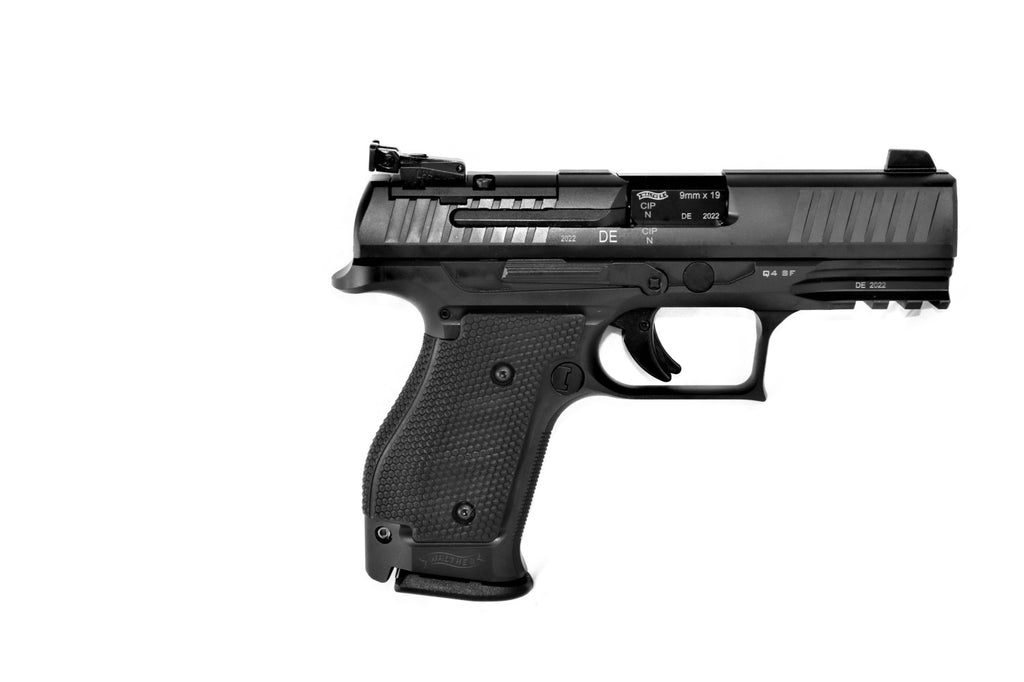 Walther Pistole, seitliche Ansicht.